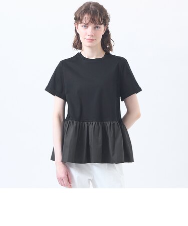 ペプラムコンビカットソー