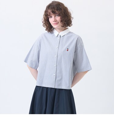 バッキンガムベア クレリックハーフスリーブシャツ