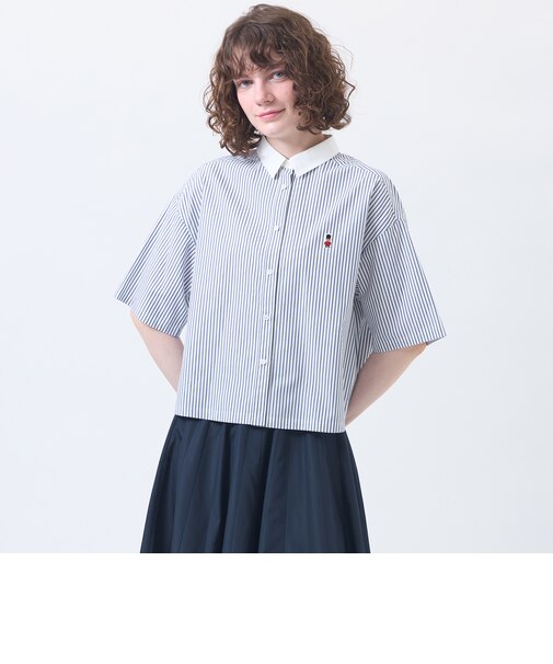 バッキンガムベア クレリックハーフスリーブシャツ