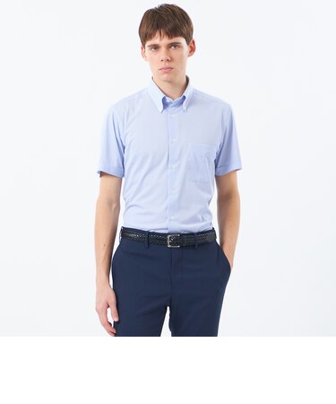 トロッター 半袖ボタンダウン トリコットジャージー