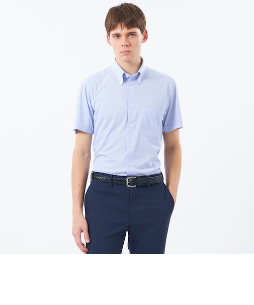 トロッター 半袖ボタンダウン トリコットジャージー