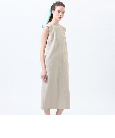 ドライオックスフォードコクーンワンピース