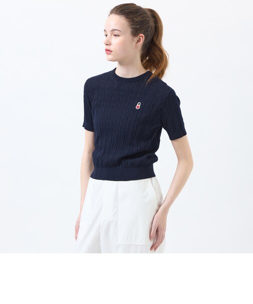 バッキンガムベア ケーブルサマーニット