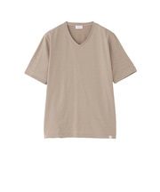 VネックTシャツ 36Gノードシールドハニカム