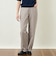 GREY LABEL リネンコットンヘリンボン　ワイドパンツ