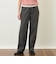 GREY LABEL リネンコットンヘリンボン　ワイドパンツ