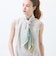 Snowblue Garden シルクプリントスカーフ