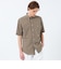 BUCKINGHAM BEAR 半袖ボタンダウンシャツ COOLDOTSミニリップストップ