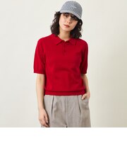 GREY LABEL リネンミックスポロニット
