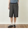 GREY LABEL リネンコットンヘリンボンハーフパンツ