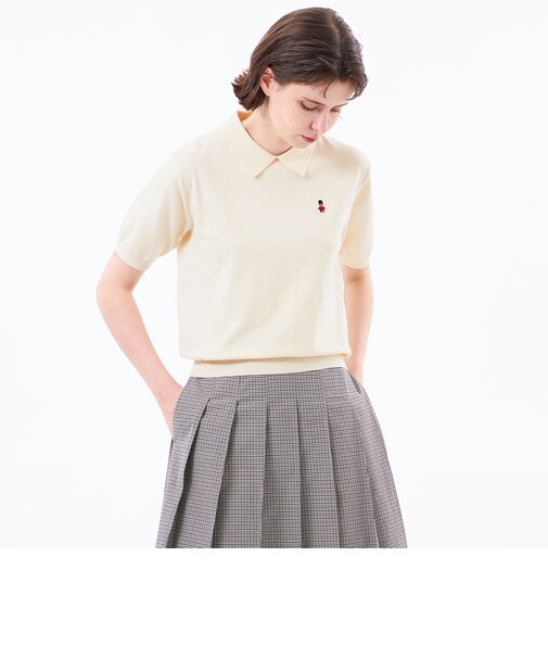 【WEB&一部店舗限定】バッキンガムベア ポロカラーニット