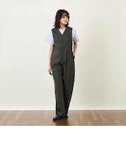 GREY LABEL リネンコットンヘリンボン ジャンプスーツ