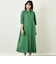 GREY LABEL リネンミックスバンドカラーワンピース