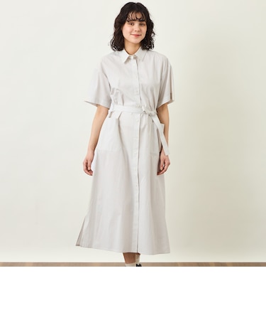 GREY LABEL コットンコードボイル ワンピース