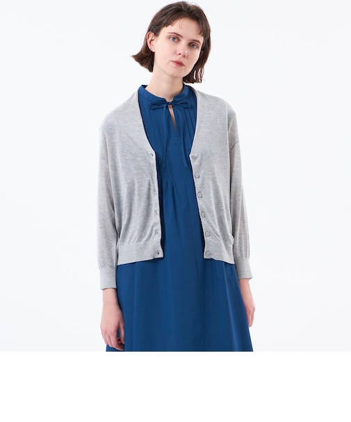 【WEB&一部店舗限定】【Heavenly Sheer Knit】ドルマンカーディガン