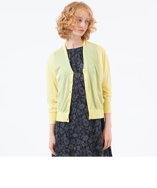 【WEB&一部店舗限定】【Heavenly Sheer Knit】ドルマンカーディガン