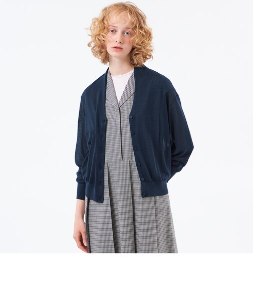 【WEB&一部店舗限定】【Heavenly Sheer Knit】ドルマンカーディガン