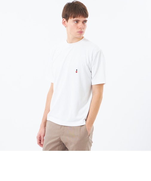 BUCKINGHAM BEAR クルーネックTシャツ ソフトメッシュカノコ