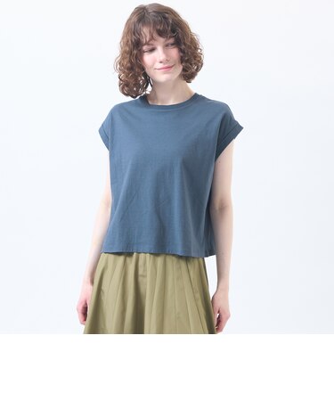 リネンミックスドルマンTシャツ