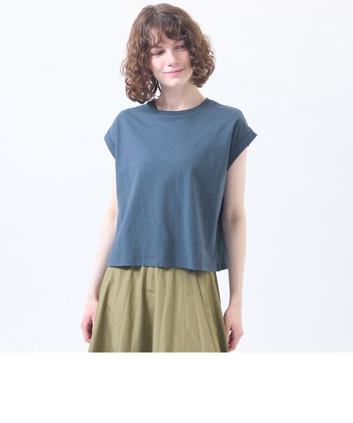 リネンミックスドルマンTシャツ