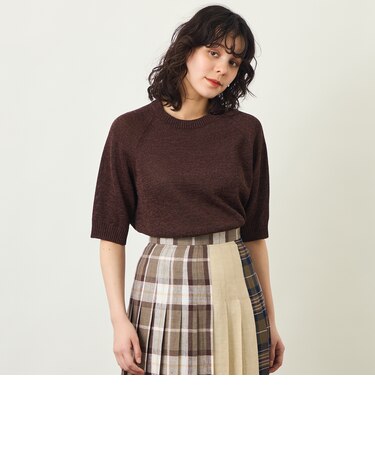 GREY LABELペーパーヤーンニットプルオーバー