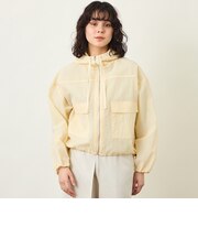 GREY LABEL シアーフーデットブルゾン