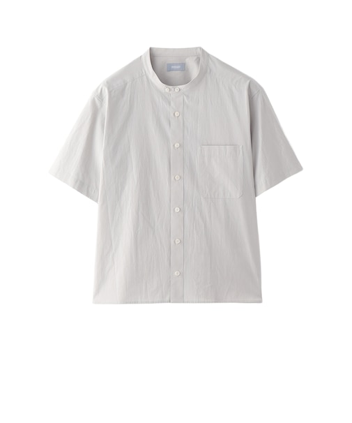 GREY LABEL バンドカラーショートスリーブシャツ