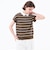 【Bicolor Knit Polo】ボーダー半袖