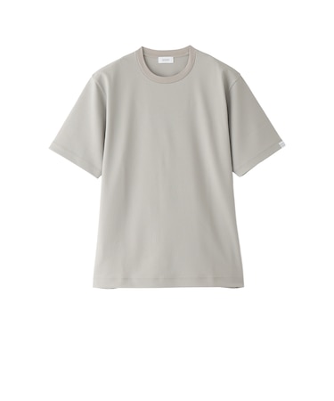 クルーネックTシャツ トリコットサッカーボーダー