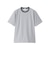 クルーネックTシャツ トリコットサッカーボーダー