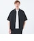 ジップアップ半袖シャツ COOLDOTSミニリップ