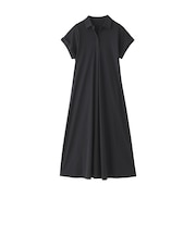 【WEB&一部店舗限定】スキッパージャージーワンピース