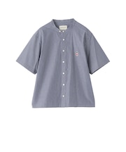 【WEB&一部店舗限定】バッキンガムベア バンドカラー半袖シャツ