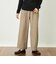 GREY LABEL リネンミックスチェックパンツ