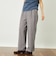 GREY LABEL リネンミックスチェックパンツ