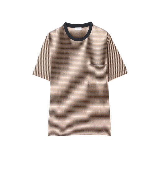 【WEEKENDER】クルーネックポケT レトロボーダー