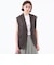 【UPTON GILET（アップトン ジレ）】リネンメッシュ