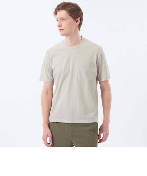 ブリテック 半袖クルーネックTシャツ レノクロストリコット