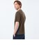 【WEEKENDER】クルーネック半袖Tシャツ ニットスムースコンビ