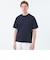 【WEEKENDER】クルーネック半袖Tシャツ ニットスムースコンビ