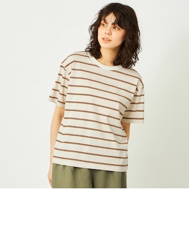 GREY LABEL マルチボーダー半袖Tシャツ