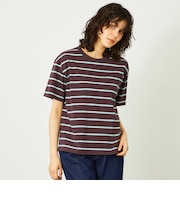 GREY LABEL マルチボーダー半袖Tシャツ