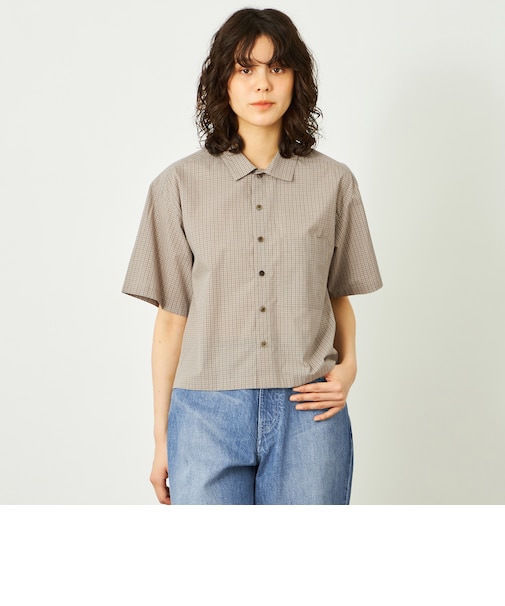 GREY LABEL チェックショートスリーブシャツ
