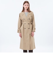 【WEB&一部店舗限定】【LUTHRIE(ラスリー)】ソフトギャバジントレンチコート