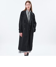 【WEB&一部店舗限定】【LUTHRIE(ラスリー)】ソフトギャバジントレンチコート