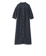 GREY LABEL リネンシャーリングドレス