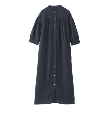 GREY LABEL リネンシャーリングドレス