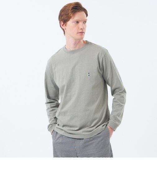 【WEB&一部店舗限定】BUCKINGHAM BEAR 5.6オンス天竺 クルーネックロンT