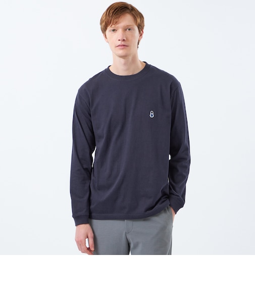 【WEB&一部店舗限定】BUCKINGHAM BEAR 5.6オンス天竺 クルーネックロンT