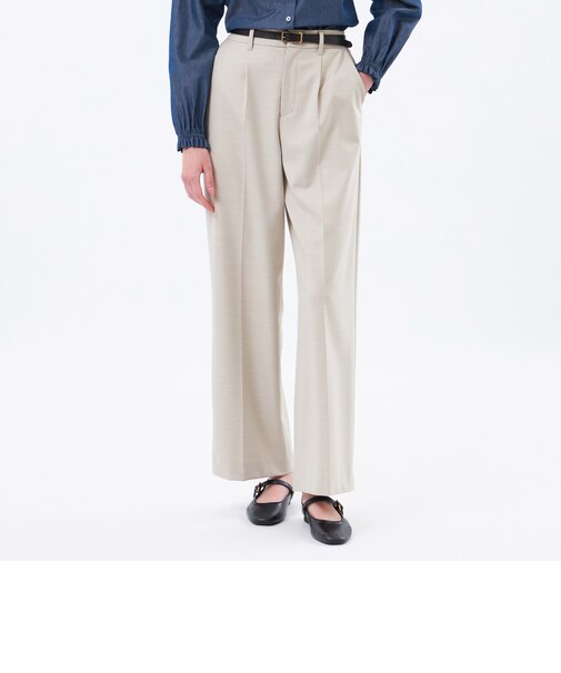 【MP STANDARD TROUSERS 001 WIDE FIT】WARM TWILL製